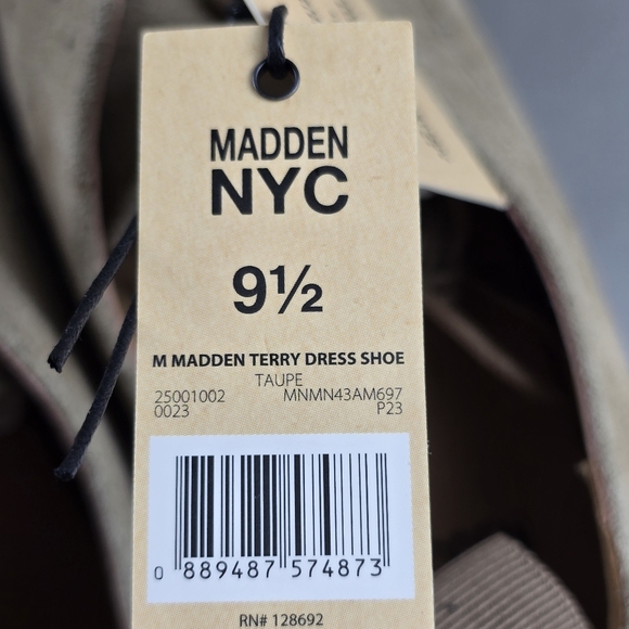 Madden NYC Terry Men's Taupe Dress Shoes - Picture 6 of 8